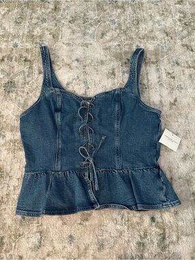 NWT Denim Top